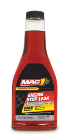 VehicleMaintenanceFluids_EngineOilAdditives_MAG1EngineStopLeak_14OZ_00812_front